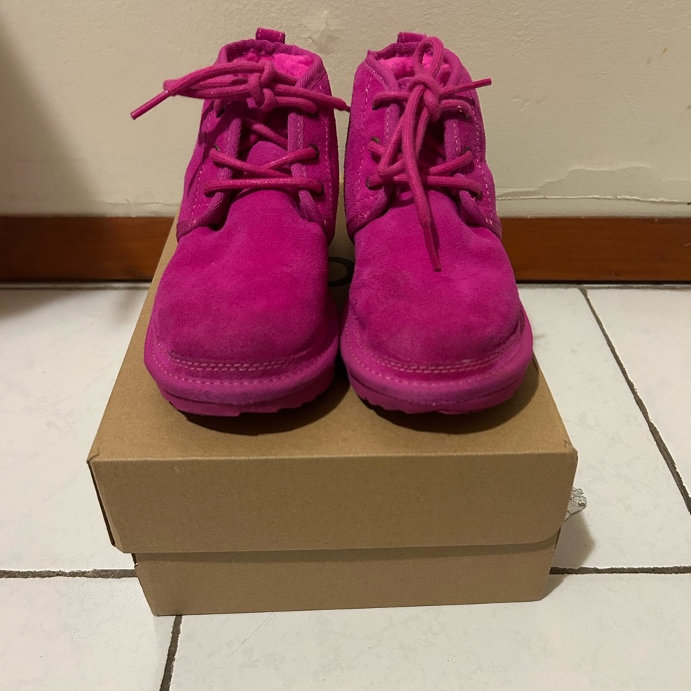 Kids Pink UGGS Neumel Boots